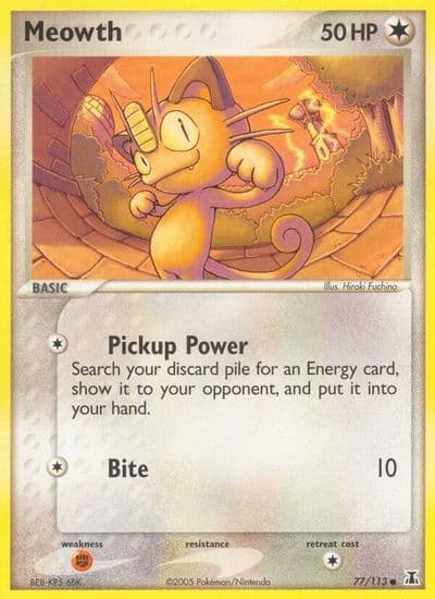 Meowth Delta Species Pokemon card