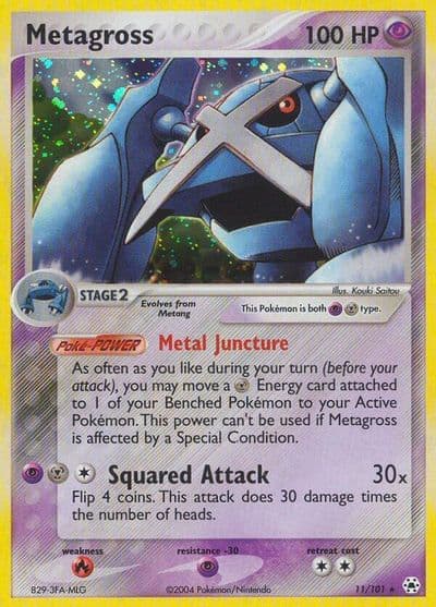 Metagross Hidden Legends Pokemon card