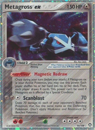 Metagross ex Power Keepers Pokemon card