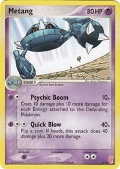 Metang EX Trainer Kit 2: Plusle & Minun Pokemon card