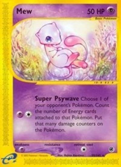 Mew (55) Expedition Pokemon card