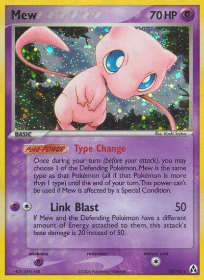 Mew Legend Maker Pokemon card