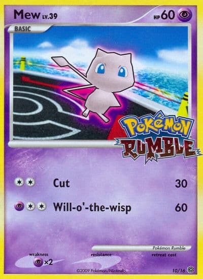 Mew Rumble Pokemon card