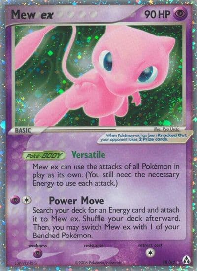 Mew ex Legend Maker Pokemon card