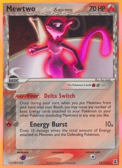 Mewtwo (Delta Species) Delta Species Pokemon card