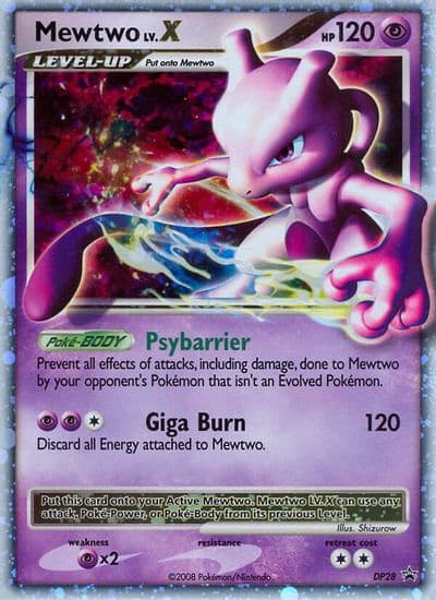 Mewtwo LV.X - DP28 Diamond and Pearl Promos Pokemon card