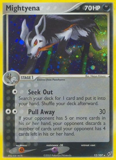 Mightyena Deoxys Pokemon card