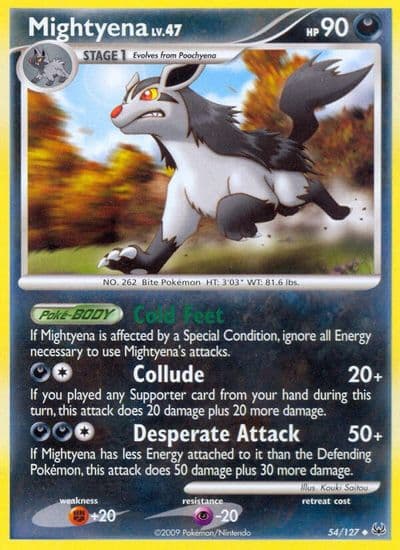 Mightyena Platinum Pokemon card