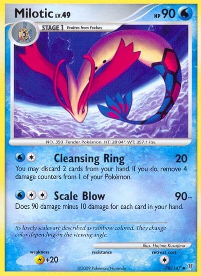 Milotic Supreme Victors Pokemon card