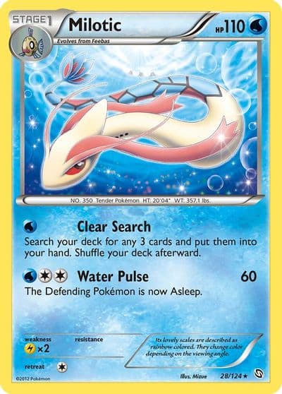 Milotic Dragons Exalted Pokemon card