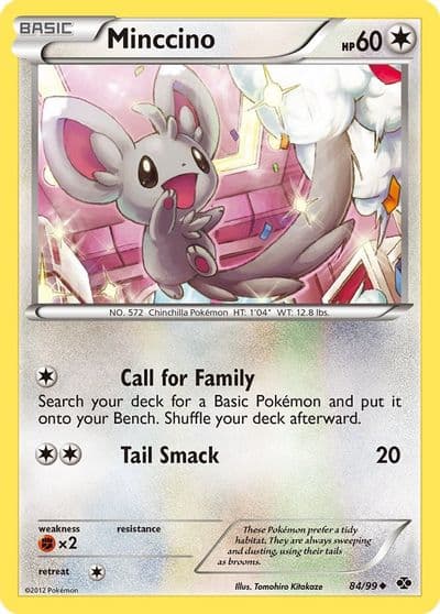 Minccino Next Destinies Pokemon card