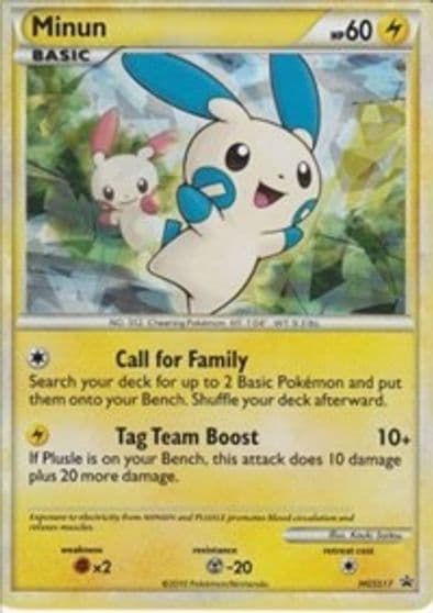 Minun - HGSS17 HGSS Promos Pokemon card