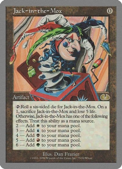 Jack in the Mox Unglued Magic card