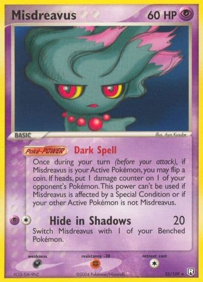 Misdreavus Team Rocket Returns Pokemon card