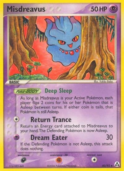 Misdreavus Legend Maker Pokemon card