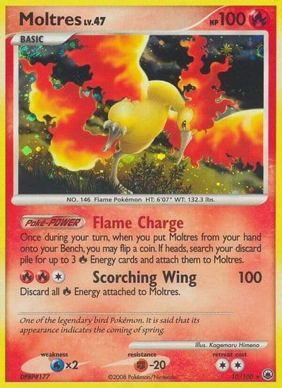 Moltres Majestic Dawn Pokemon card