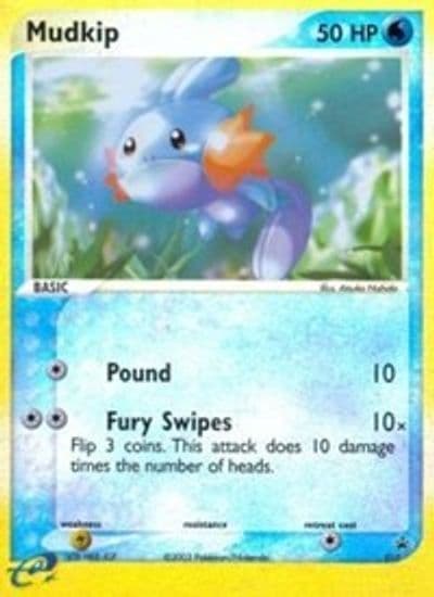 Mudkip - 010 (e-League) Nintendo Promos Pokemon card
