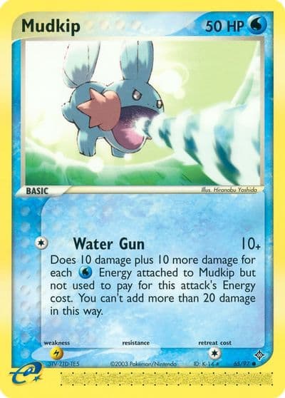 Mudkip Dragon Pokemon card