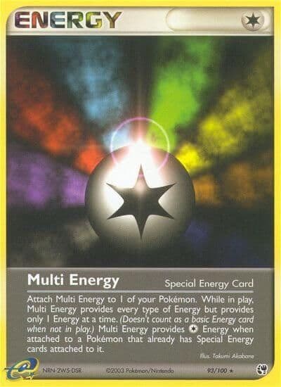 Multi Energy Sandstorm Pokemon card