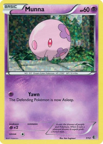 Munna McDonald's Promos 2011 Pokemon card