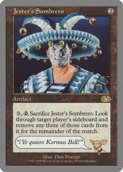 Jesters Sombrero Unglued Magic card