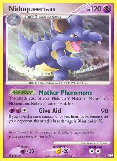 Nidoqueen Mysterious Treasures Pokemon card