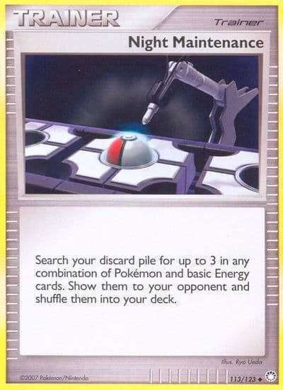 Night Maintenance Mysterious Treasures Pokemon card