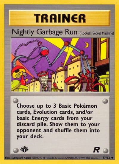 Nightly Garbage Run (Rocket's Secret Machine) Team Rocket Pokemon card