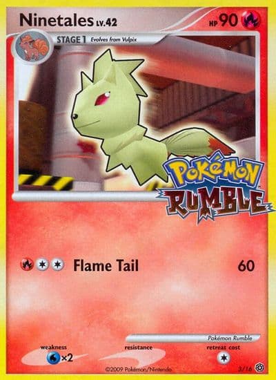 Ninetales Rumble Pokemon card