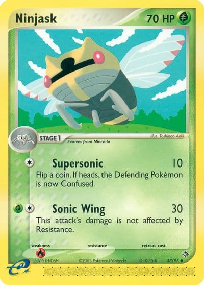 Ninjask Dragon Pokemon card