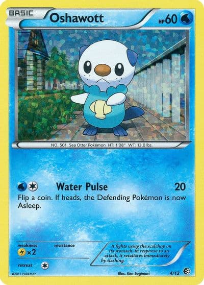 Oshawott McDonald's Promos 2011 Pokemon card