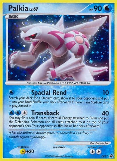 Palkia - DP27 Diamond and Pearl Promos Pokemon card