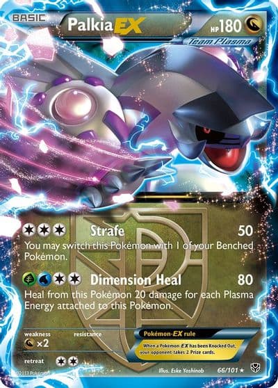 Palkia EX (Team Plasma) Plasma Blast Pokemon card