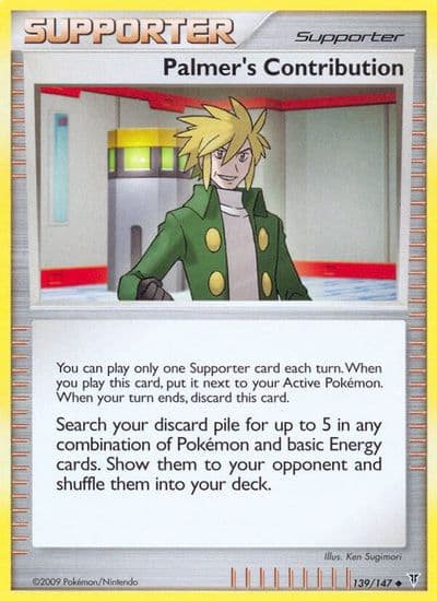 Palmer's Contribution Supreme Victors Pokemon card