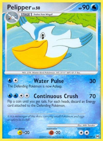 Pelipper (24) Arceus Pokemon card