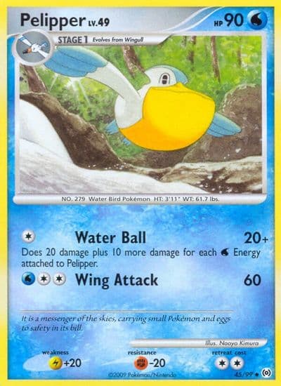 Pelipper (45) Arceus Pokemon card
