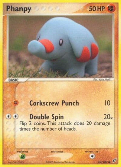 Phanpy Deoxys Pokemon card