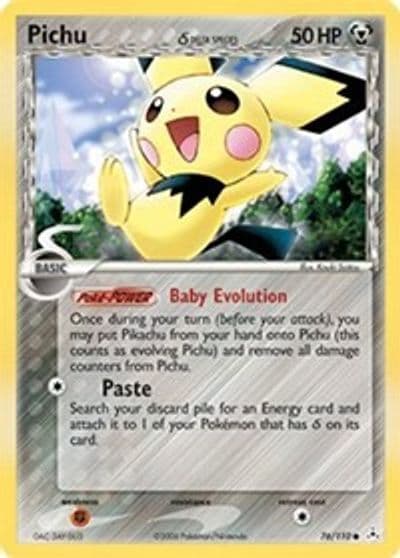 Pichu (Delta Species) Holon Phantoms Pokemon card