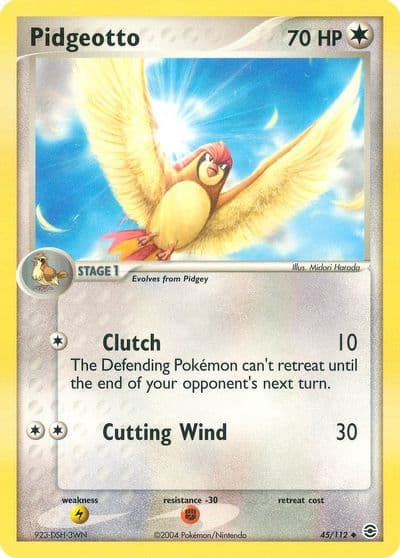 Pidgeotto FireRed & LeafGreen Pokemon card