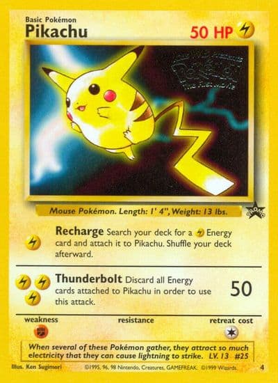 Pikachu Movie Promo WoTC Promo Pokemon card