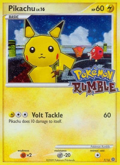 Pikachu Rumble Pokemon card