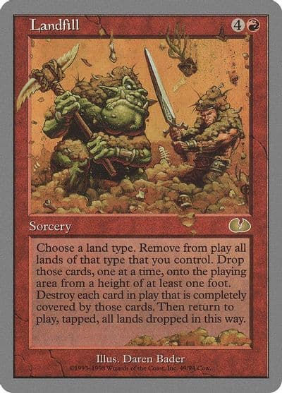 Landfill Unglued Magic card