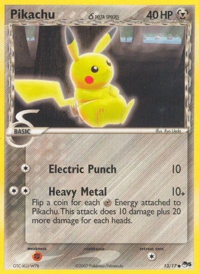Pikachu (Delta Species) POP Series 5 Pokemon card