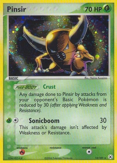 Pinsir Hidden Legends Pokemon card