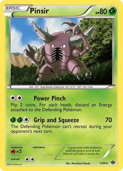 Pinsir Next Destinies Pokemon card