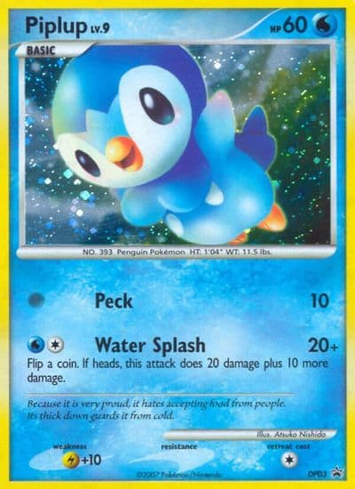 Piplup - DP03 Diamond and Pearl Promos Pokemon card