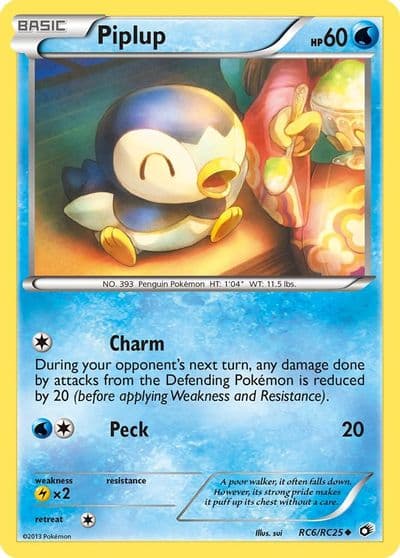 Piplup Legendary Treasures: Radiant Collection Pokemon card