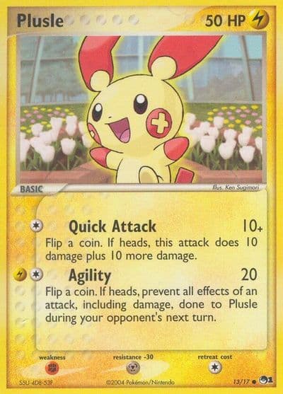 Plusle POP Series 1 Pokemon card