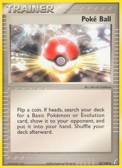 Poke Ball Crystal Guardians Pokemon card