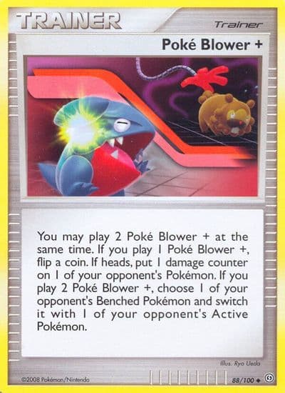 Poke Blower + Stormfront Pokemon card